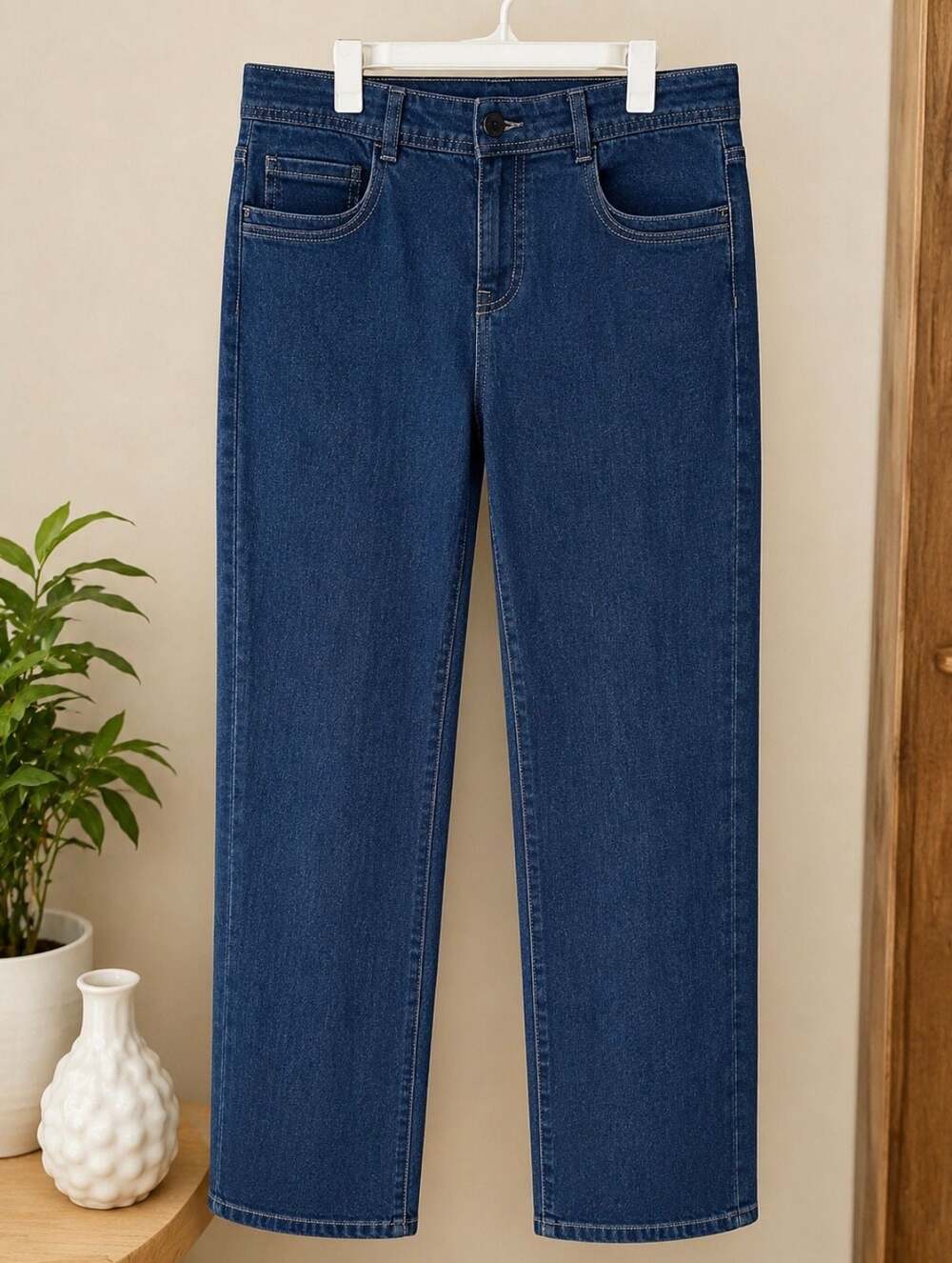 Riders by Lee Women's Blue Denim Straight Leg Jeans Size 16P
